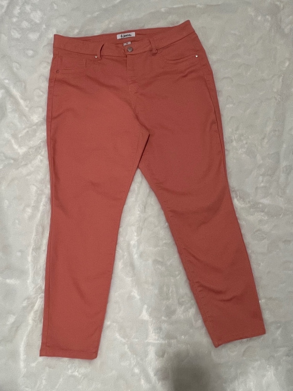 D.Jeans, Coral Straight Leg Stretch Jeans Size 16